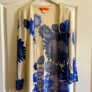 Cashmere Floral Cardigan